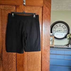 Nike Fit Dry Black Biking Athletic Shorts Women’s Medium Activewear Stretchy Gym